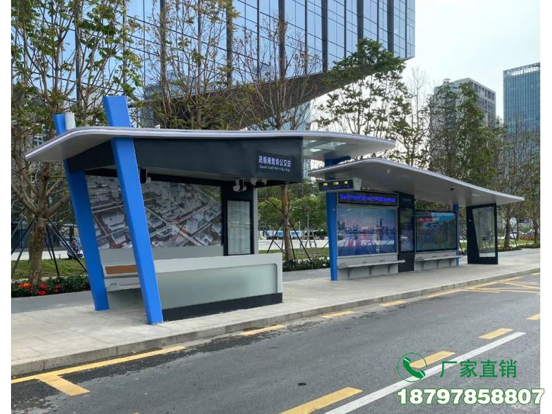 银川公交车站铝型材候车亭
