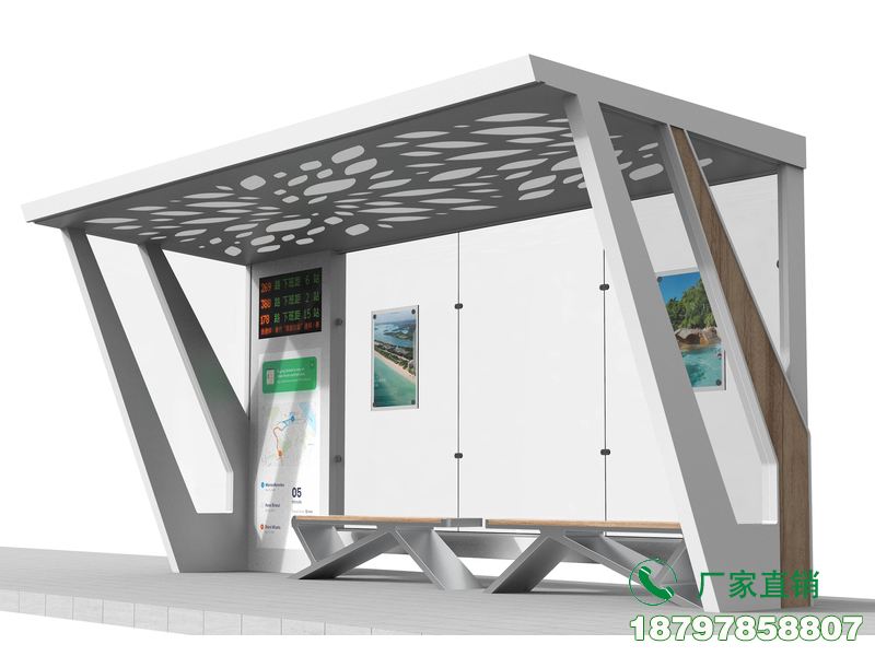 加格达奇港湾式智能公交候车亭